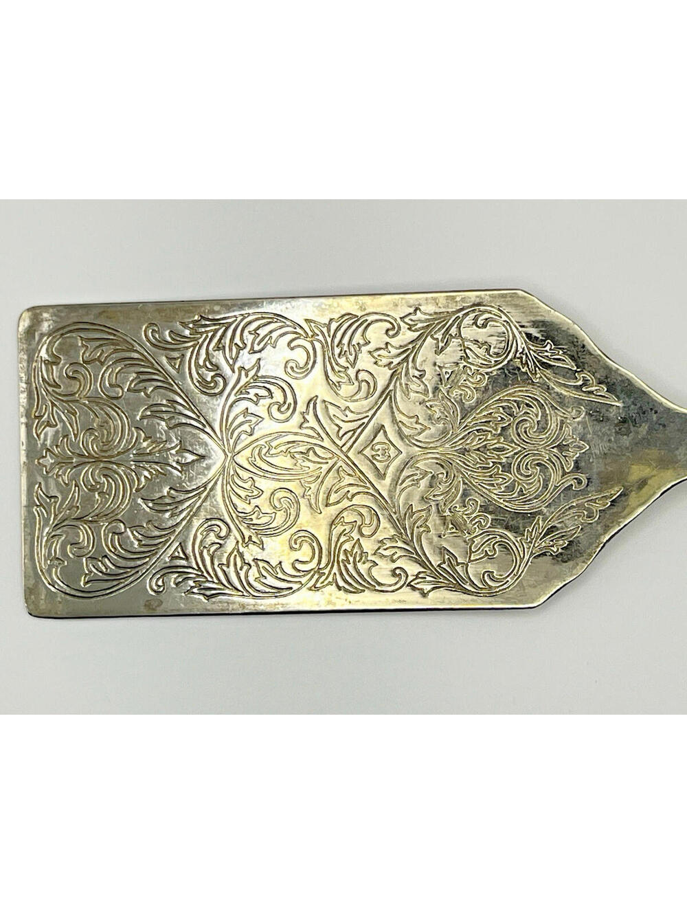 Sheffield Kings Silverplate Vintage Lasagna Pie Cake Embossed Rectangle Server